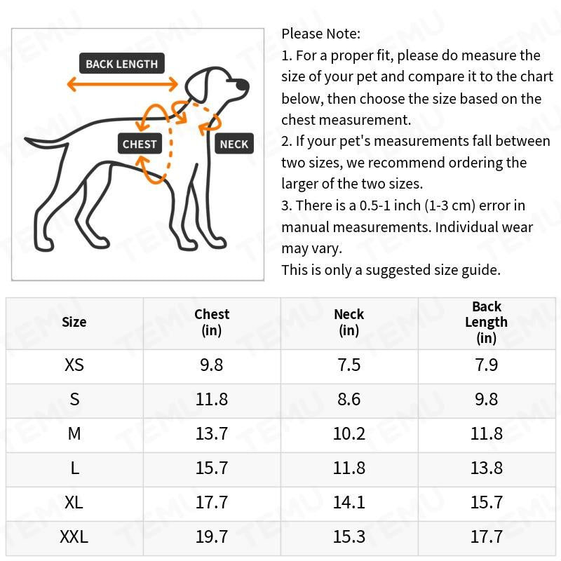 8pcs Lightweight Stylish Dog Shirts - Perfect For Pet Outdoor Playing